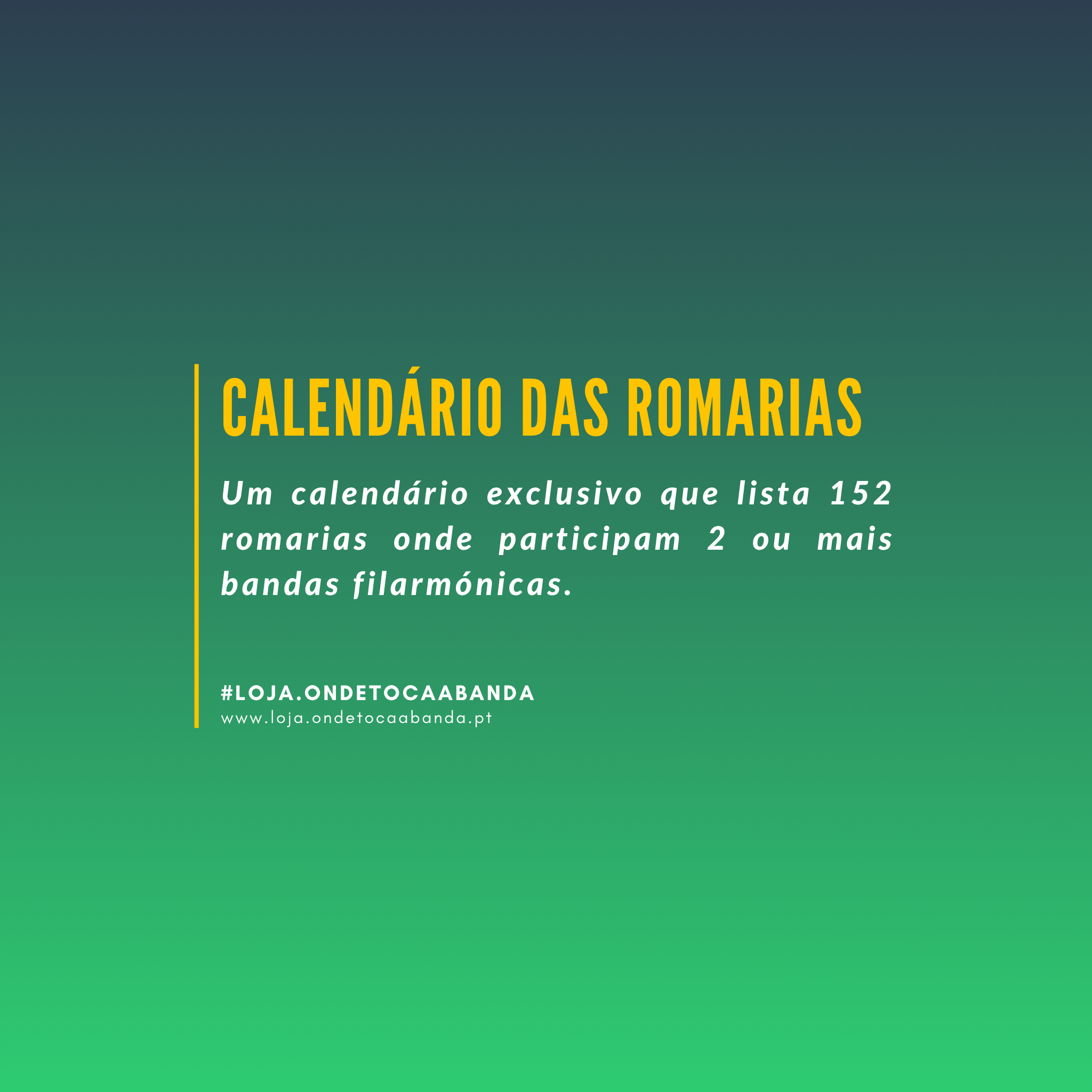Calendário digital das Romarias