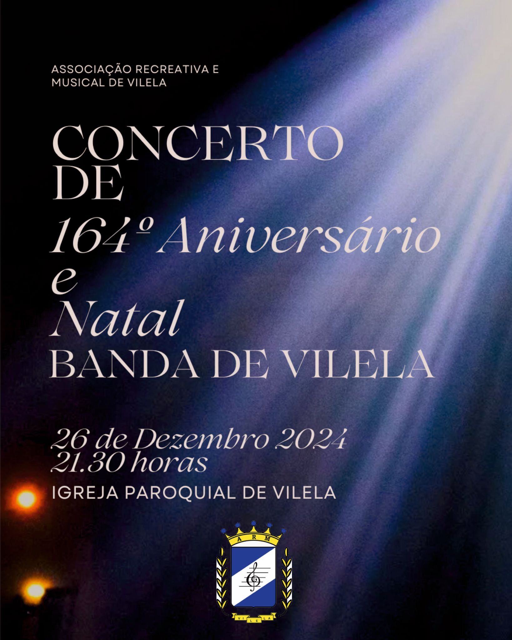 Concerto comemorativo do 164º aniversário