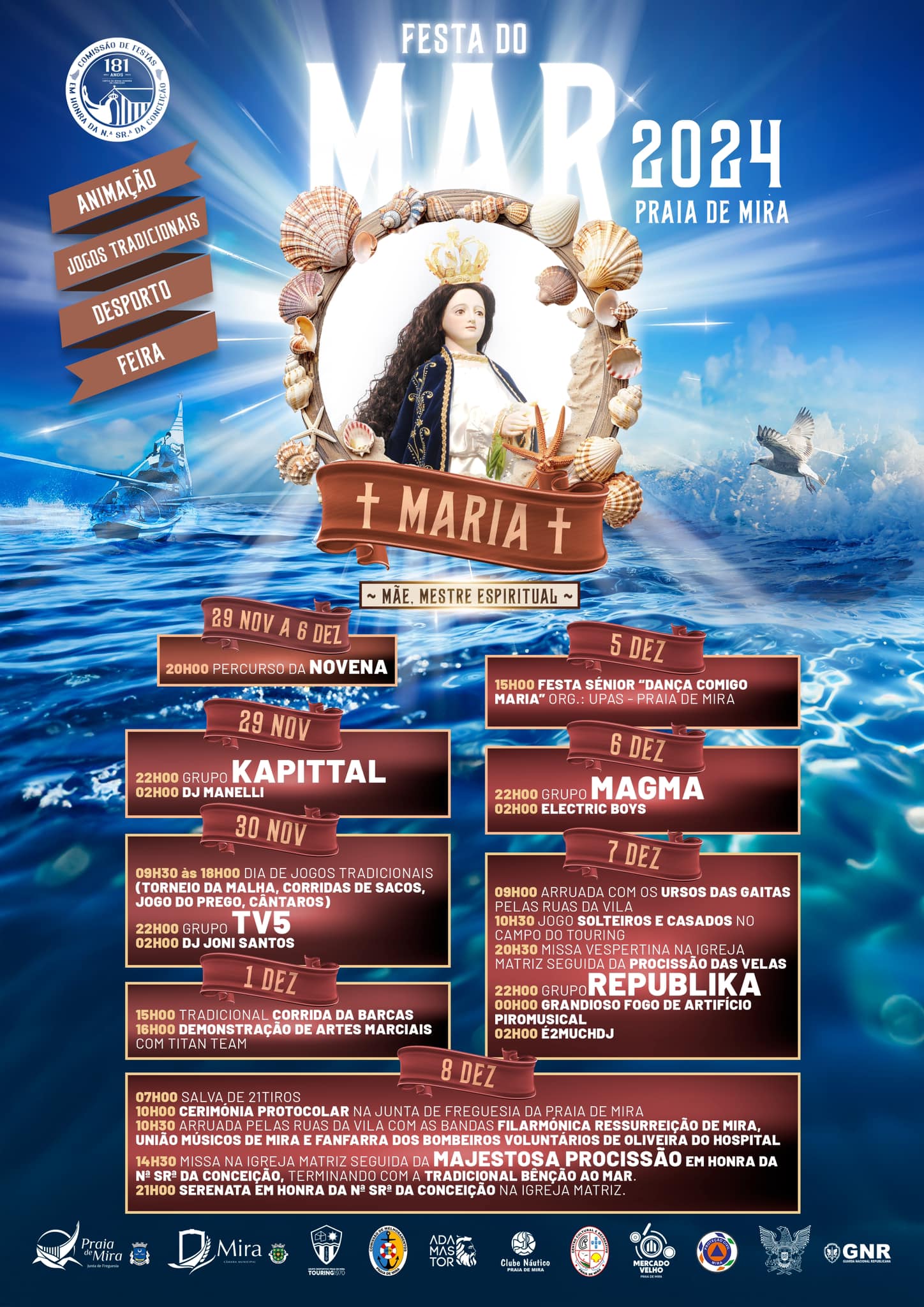 PRAIA DE MIRA | Festa do Mar em honra da Nossa Senhora da Conceição