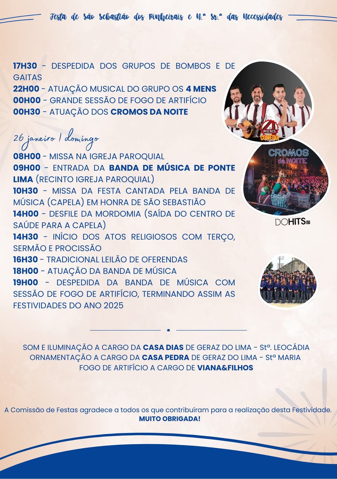 Festa em Honra de São Sebastião dos Pinheirais 