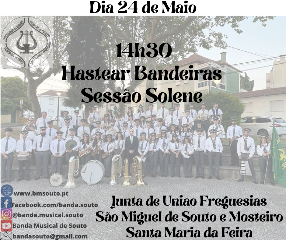 Hastear Bandeiras, Sessão Solene 
