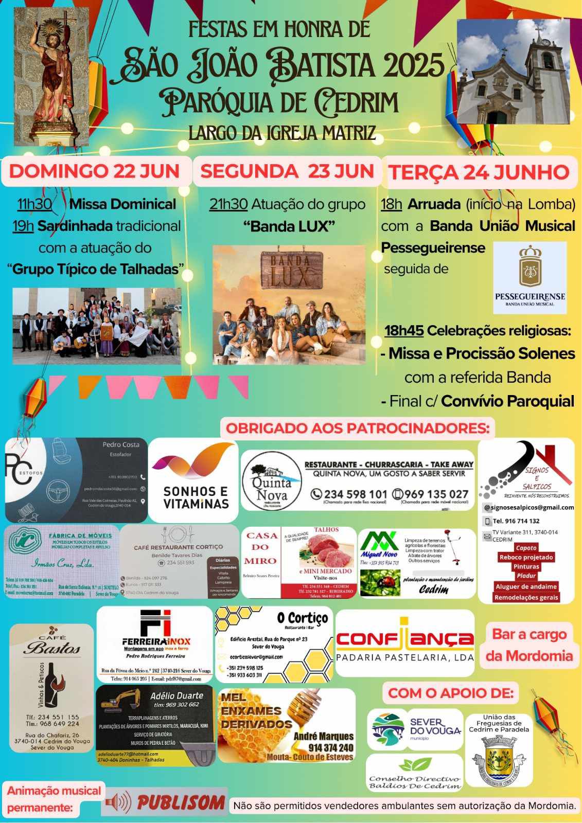 Festa São João Batista em Cedrim