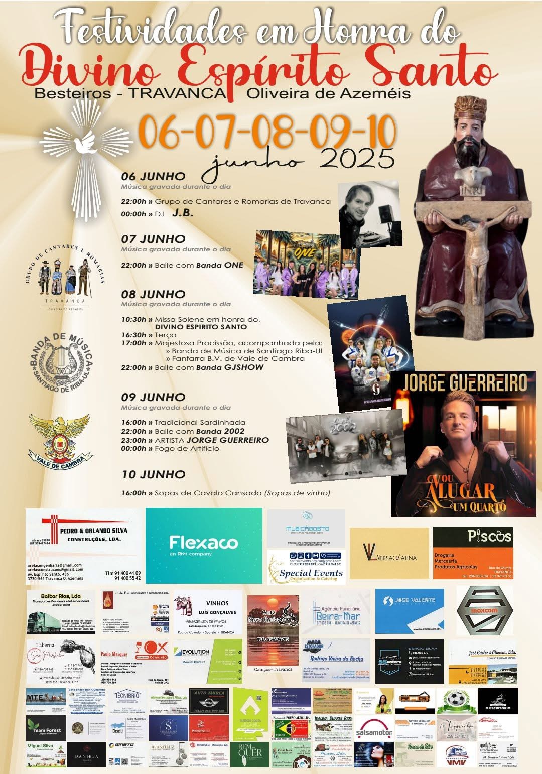 Festas em Honra do Divino Espírito Santo - Besteiros, Travanca, Oliveira de Azeméis