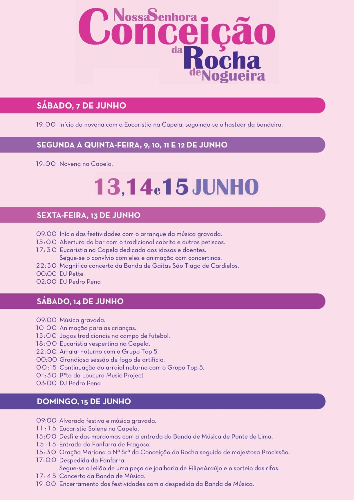 Festa em Honra de Nossa Senhora da Conceição da Rocha
