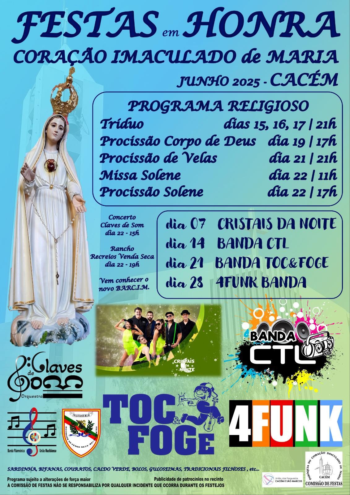Festas em Honra do Coração Imaculado de Maria