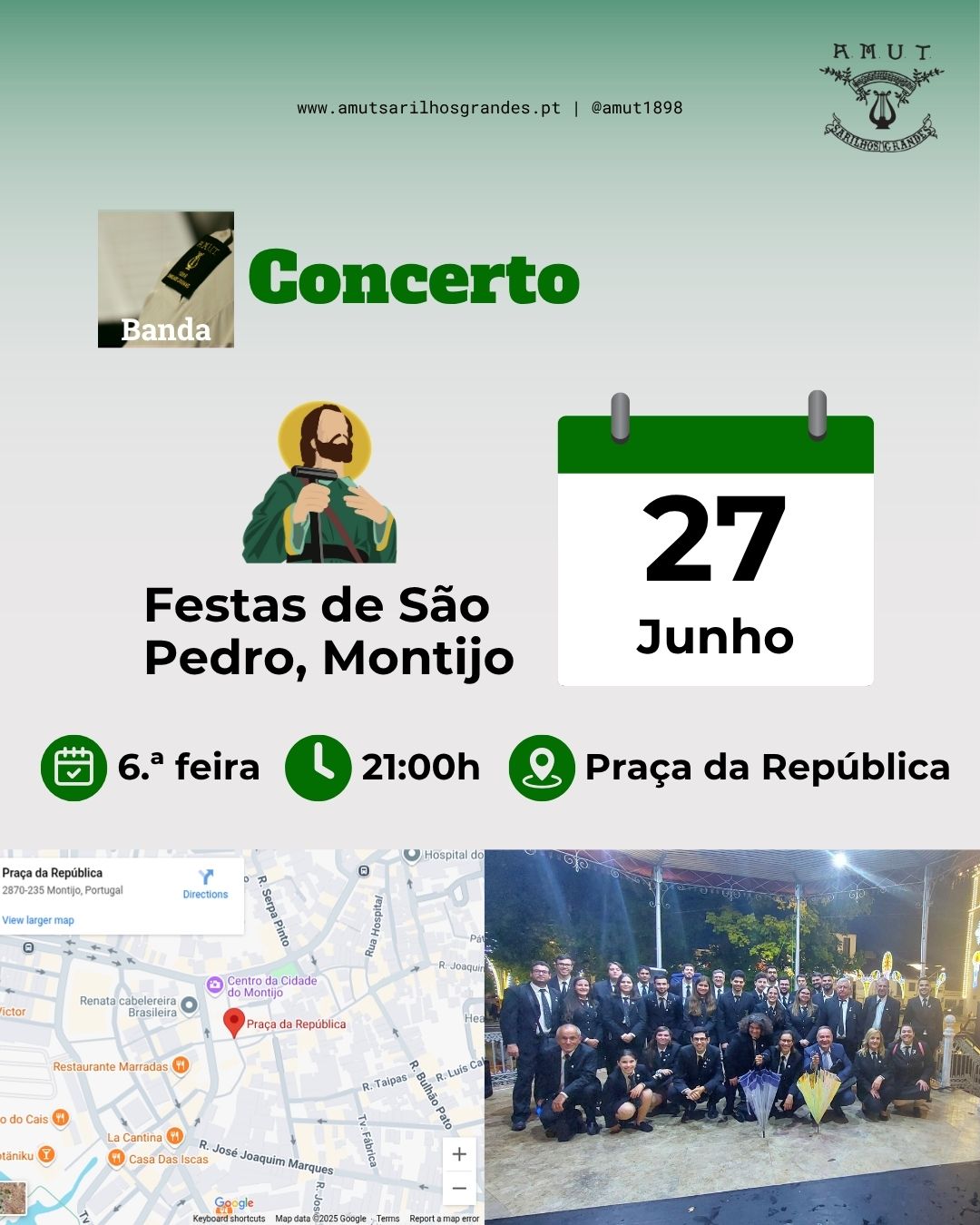 Concerto nas Festas de São Pedro, Montijo