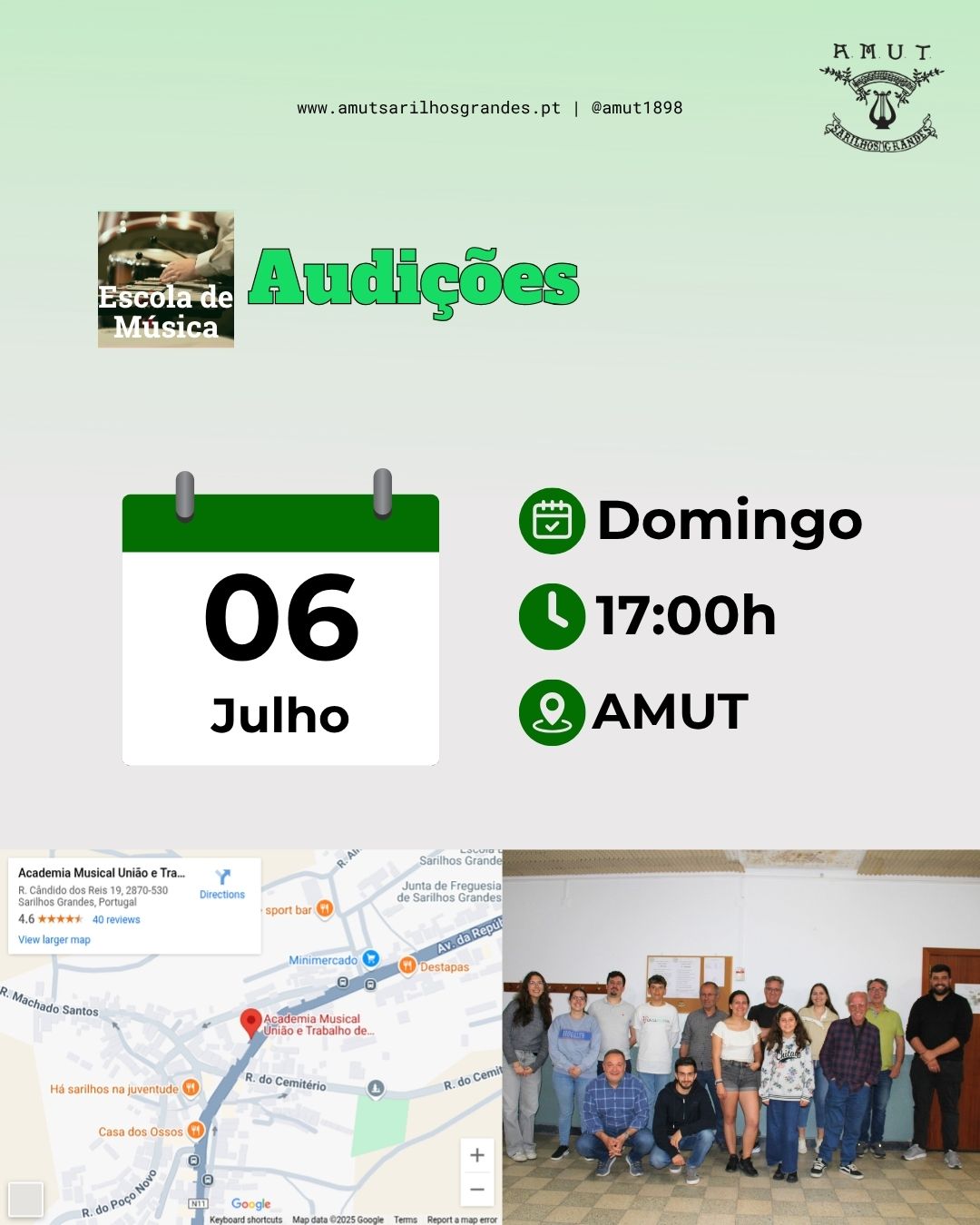 Audições da Escola de Música