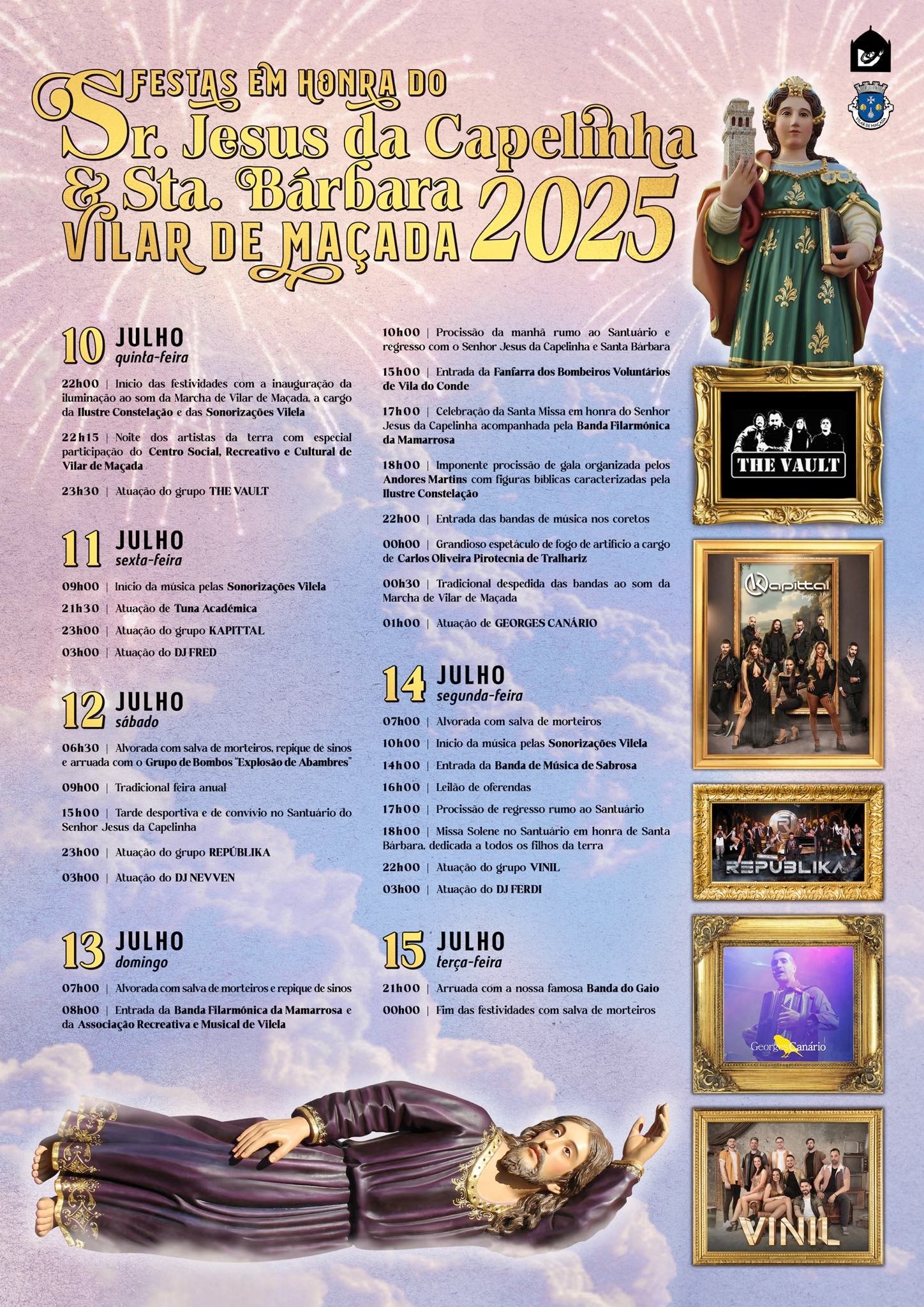 Festas em Honra do Sr. Jesus da Capelinha e Sta Bárbara - Vilar de Maçada