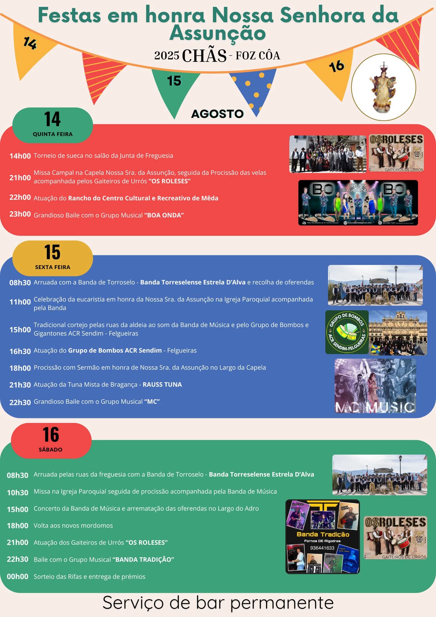 Festa em Honrra Nossa Senhora da Assunção