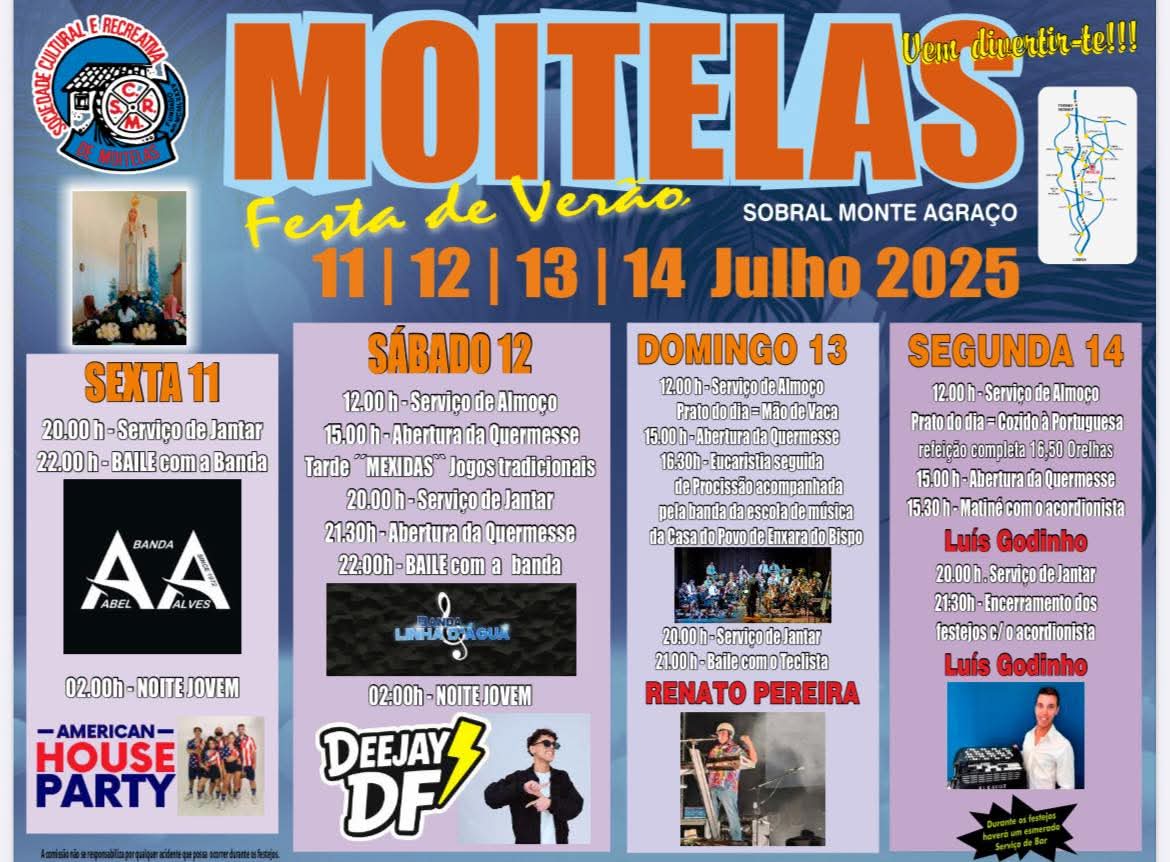 Festa de Verão das Moitelas - Sobral de Monte Agraço 