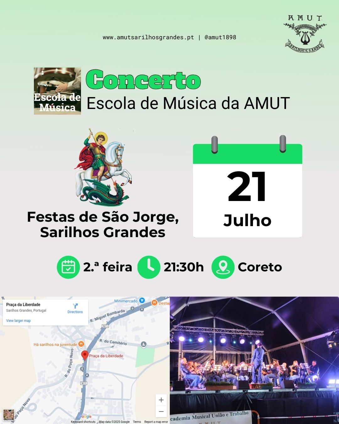 Concerto da Escola de Música nas Festas de São Jorge