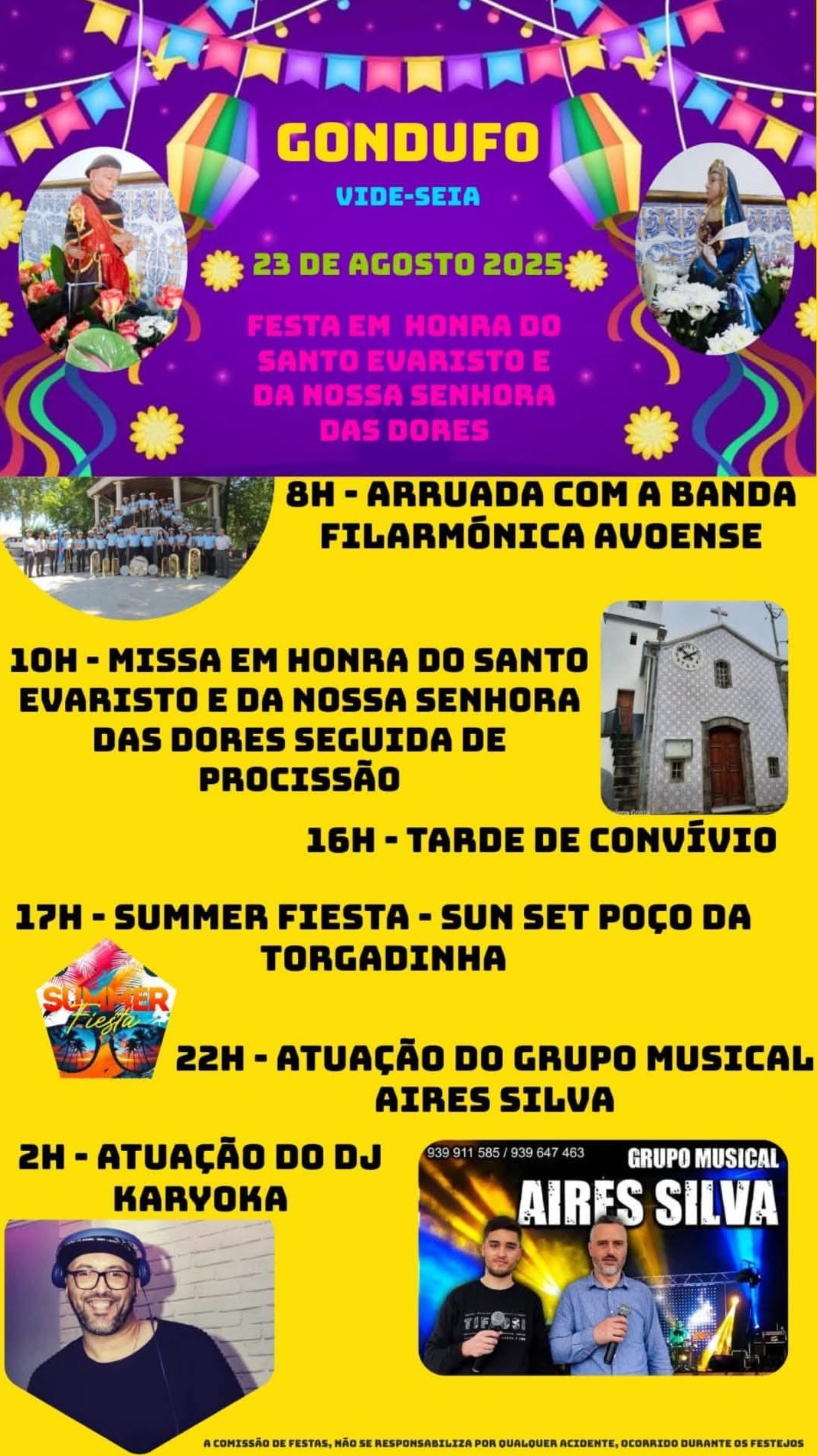 Festa em Honra de São Evaristo e Nossa Senhora das Dores