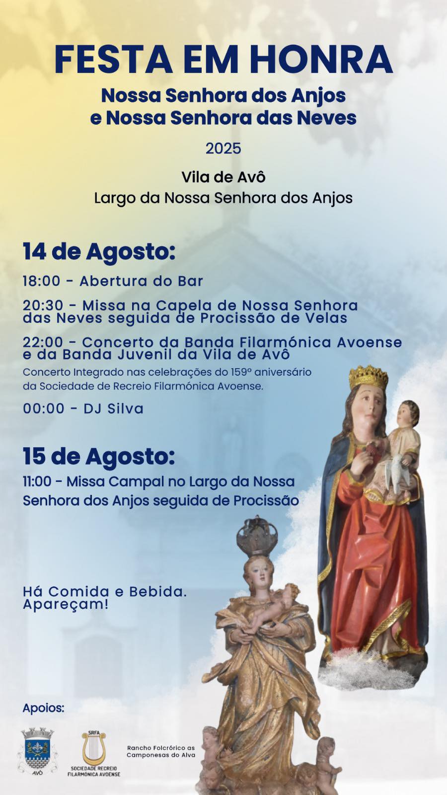 Festa em Honra de Nossa Senhora dos Anjos e Nossa Senhora das Neves