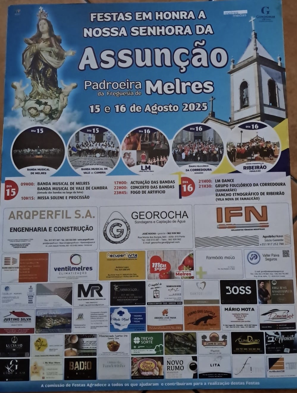 Festa em Melres 