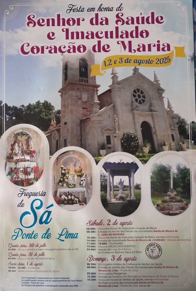 Senhor da Saúde e Imaculado coração de Maria 