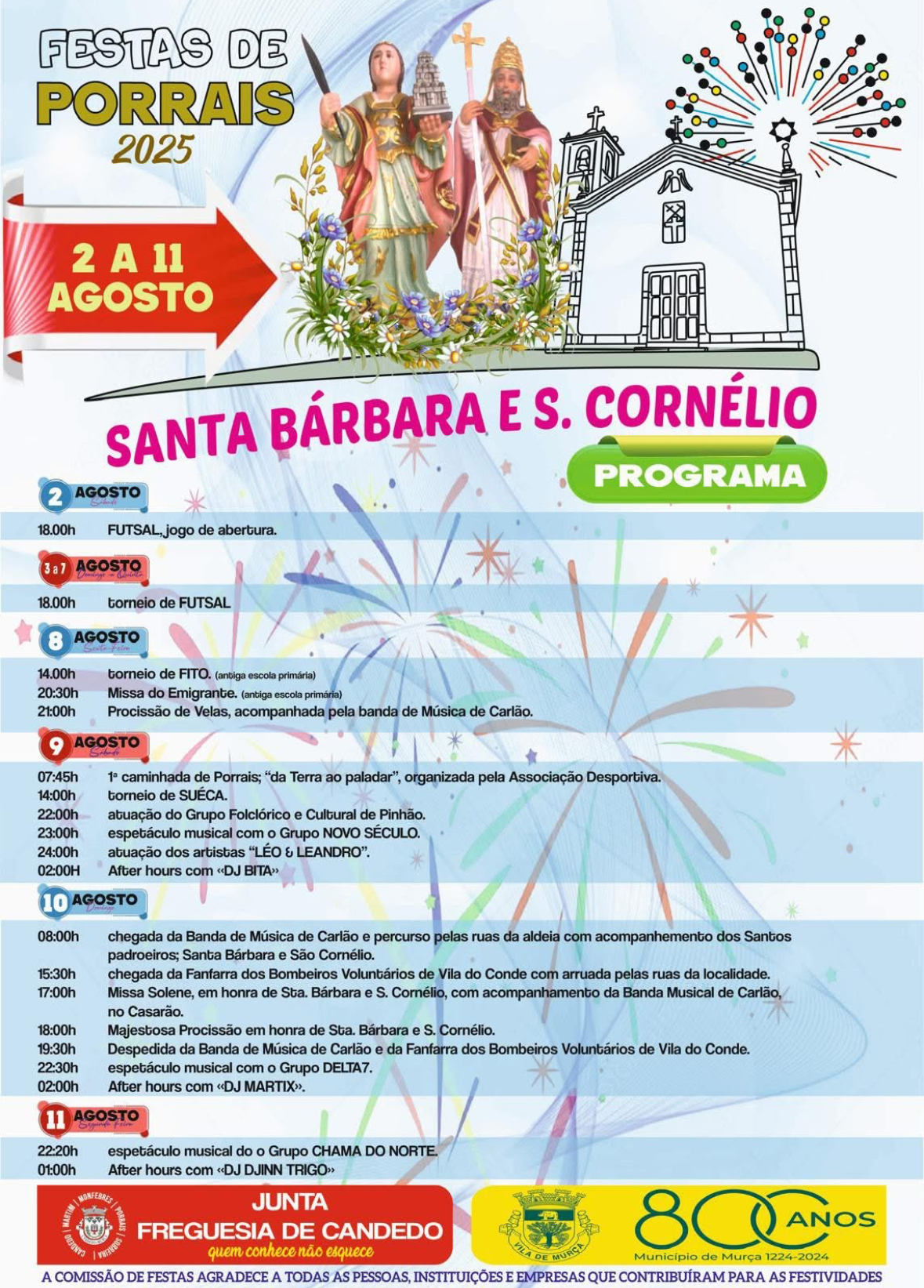 Sta. Bárbara e S. Cornélio 