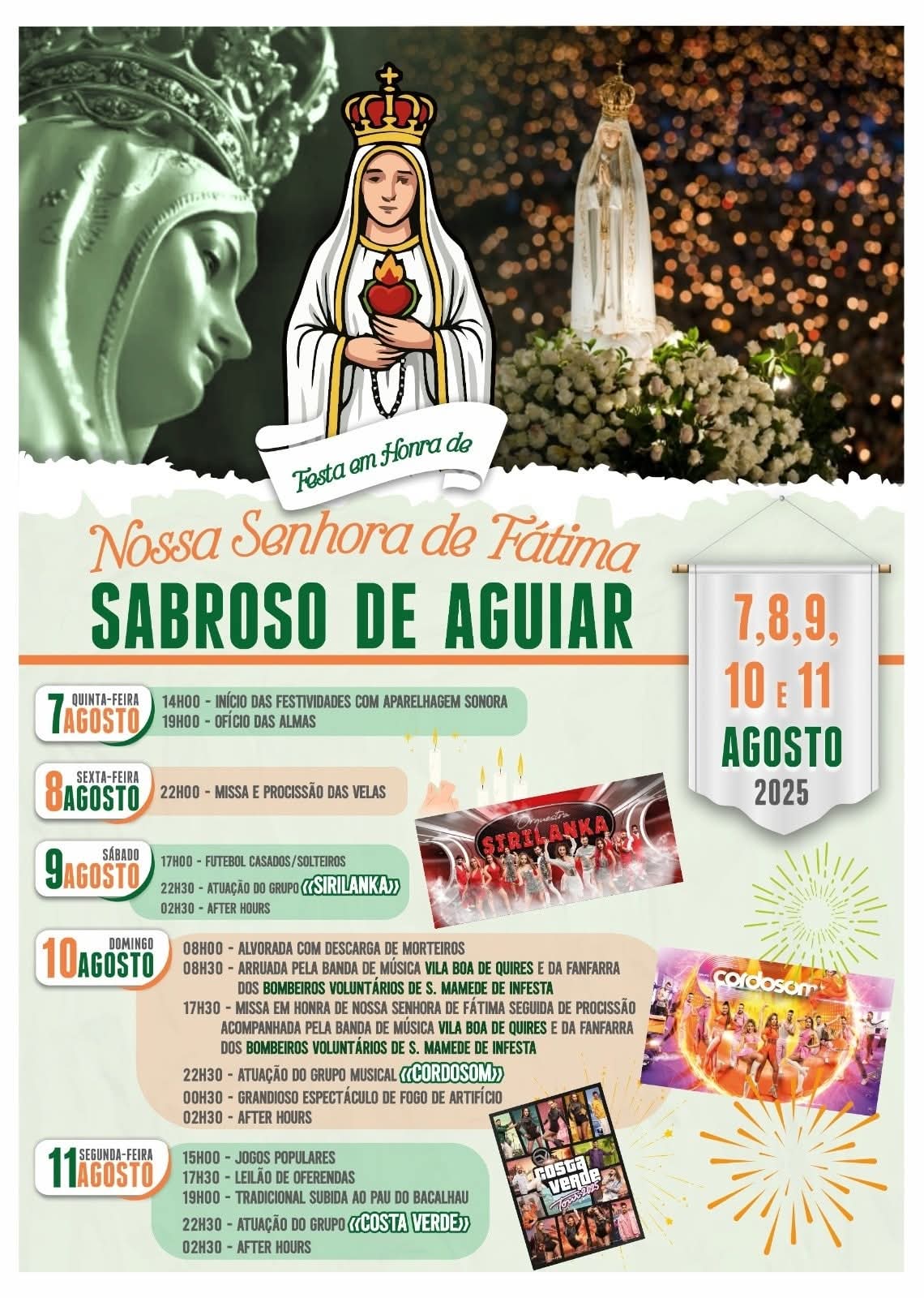 Festas em Honra de Nossa Senhora de Fátima 