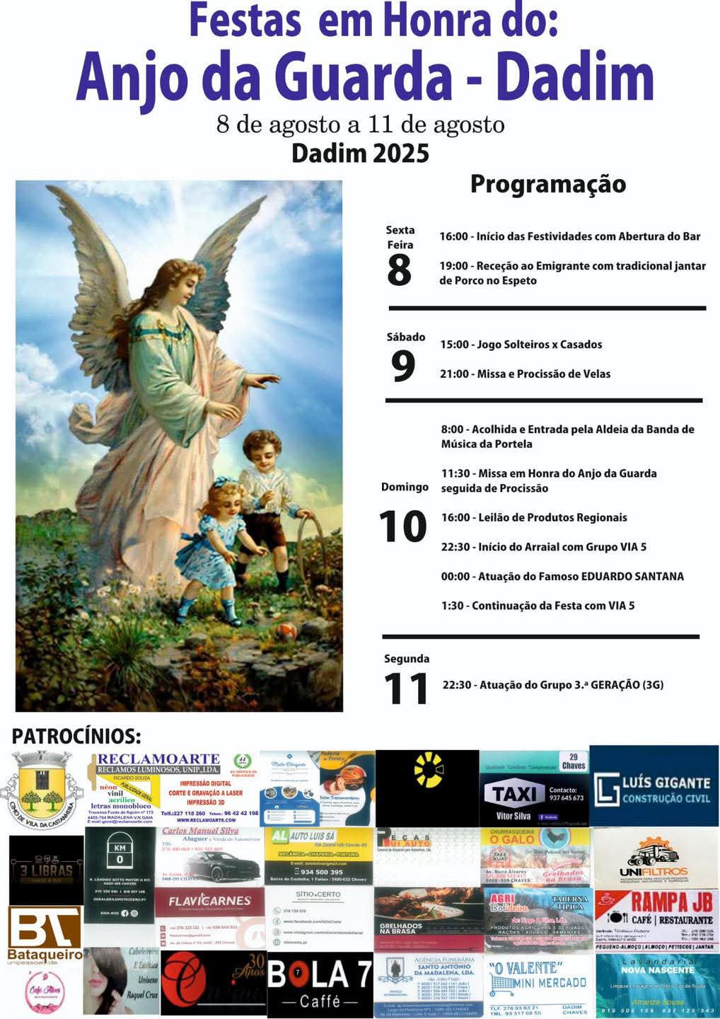Festa em honra do anjo da Guarda 