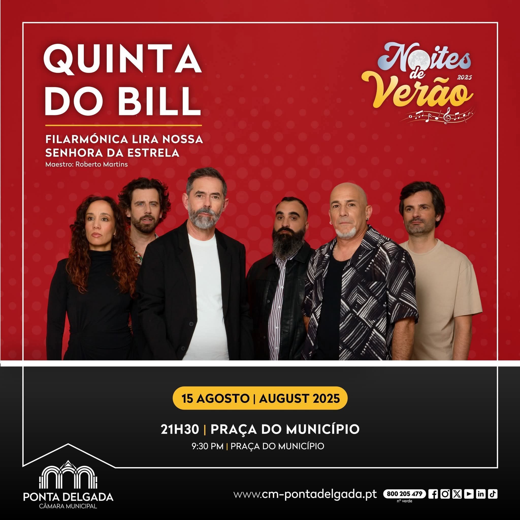 Noites de Verão - Quinta do Bill & Filarmónica Lira Nossa Senhora da Estrela