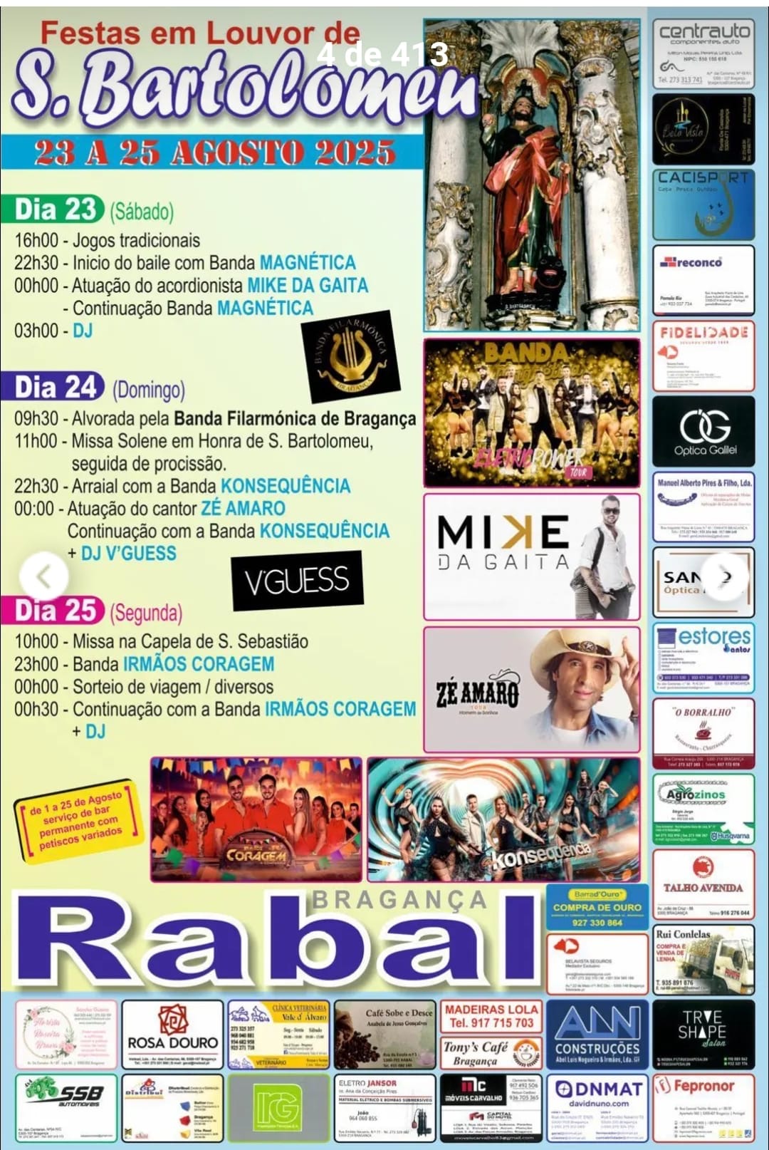 Festas em Louvor de S. Bartolomeu 
