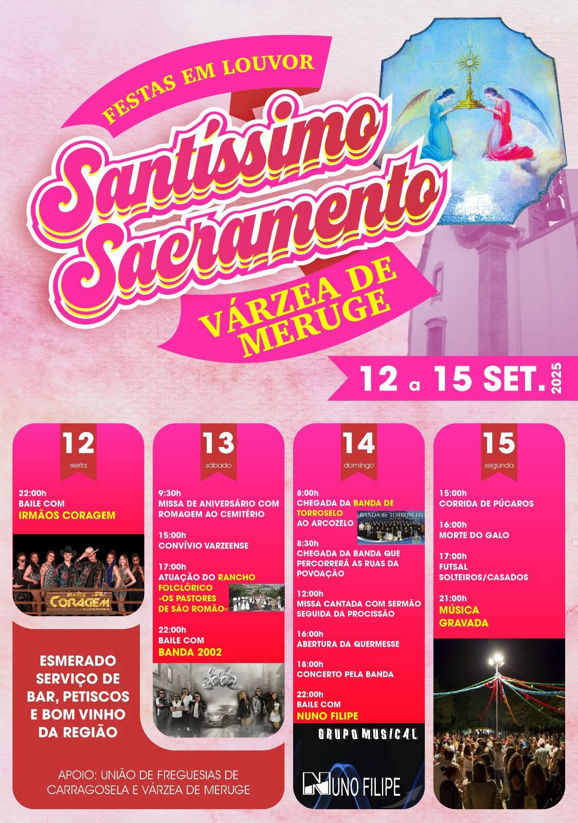 Festas em Louvor do santissimo Sacramento