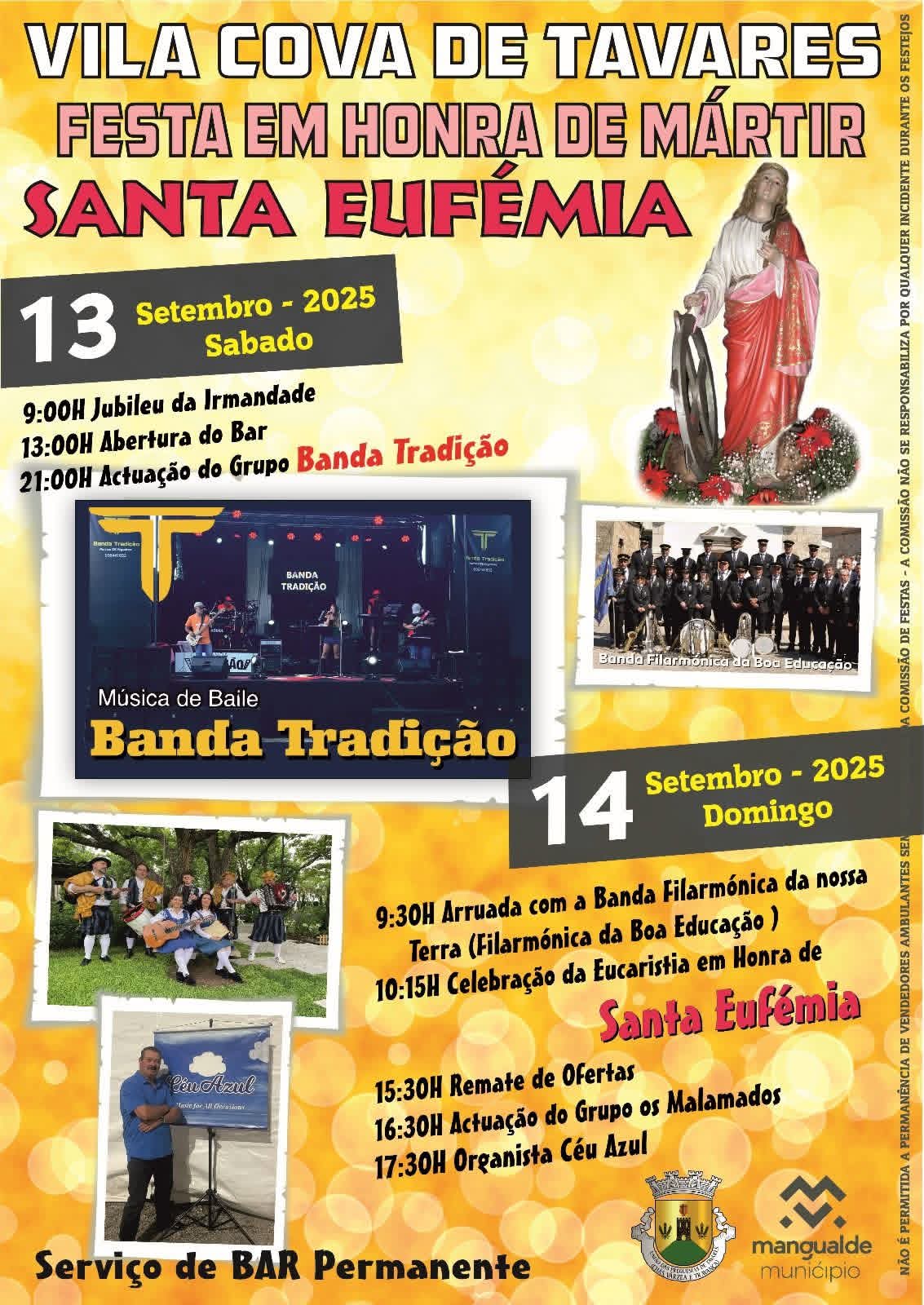 Festa em Honra do Mártir de Santa Eufémia 