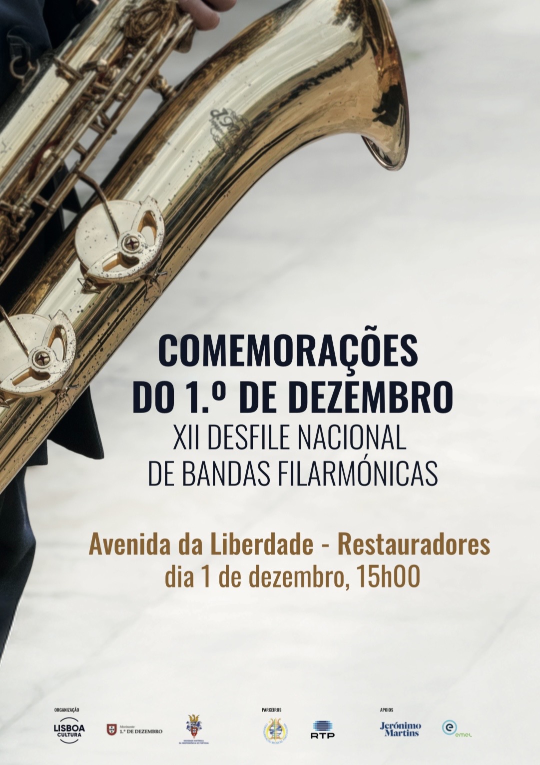 XII Desfile de Bandas Filarmónicas na Avenida da Liberdade em Lisboa