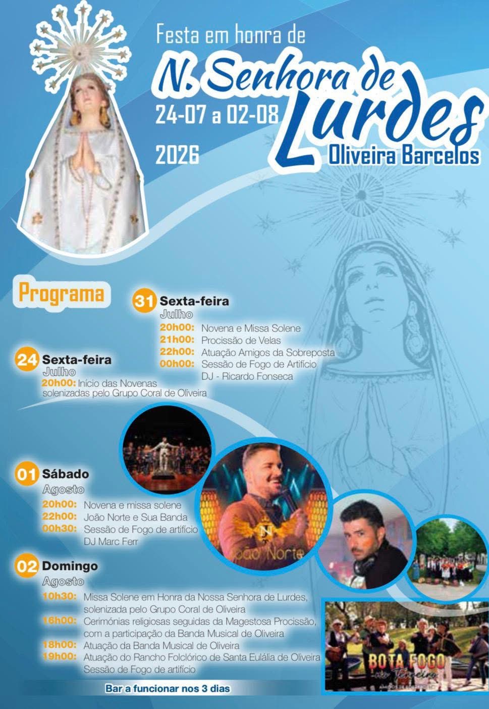Festa em Honra de Nossa Senhora de Lurdes
