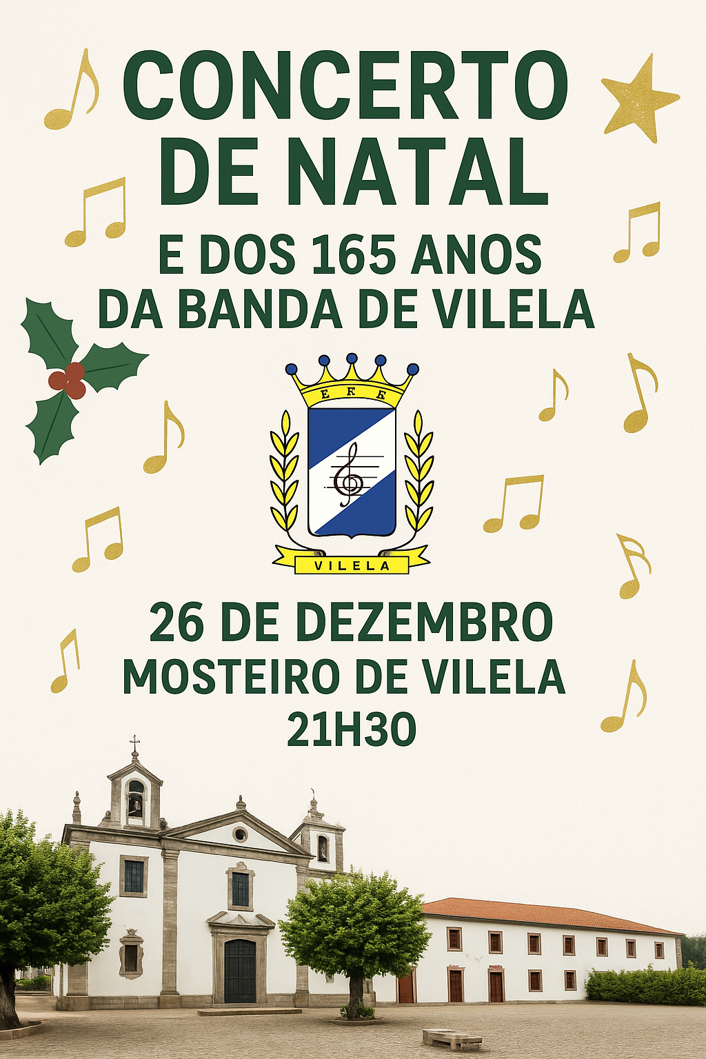 Concerto de Natal e de Aniversário da Banda de Vilela