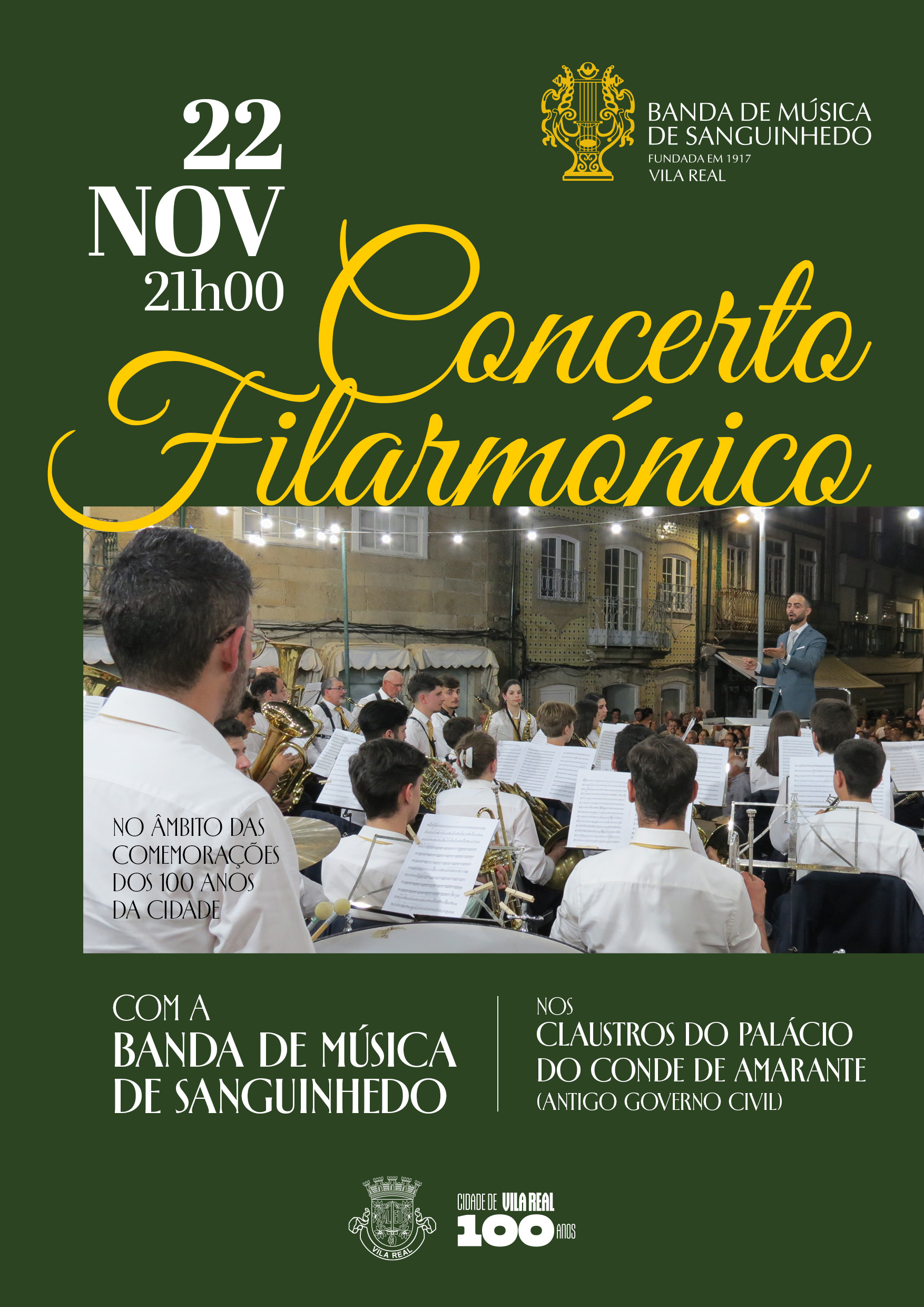 Concerto comemorativo dos 100 anos da Cidade de Vila Real