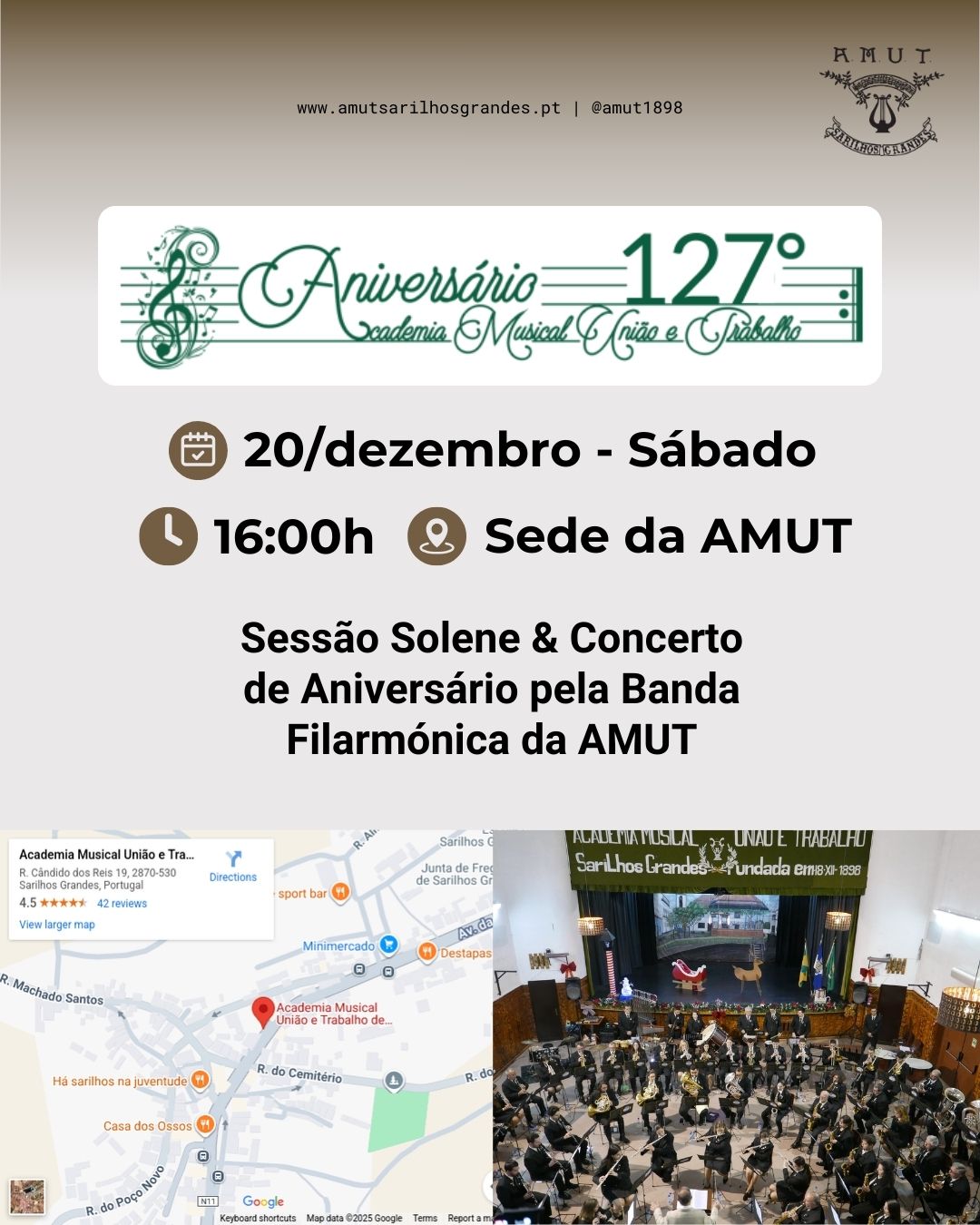 Concerto - Comemorações do 127.º aniversário