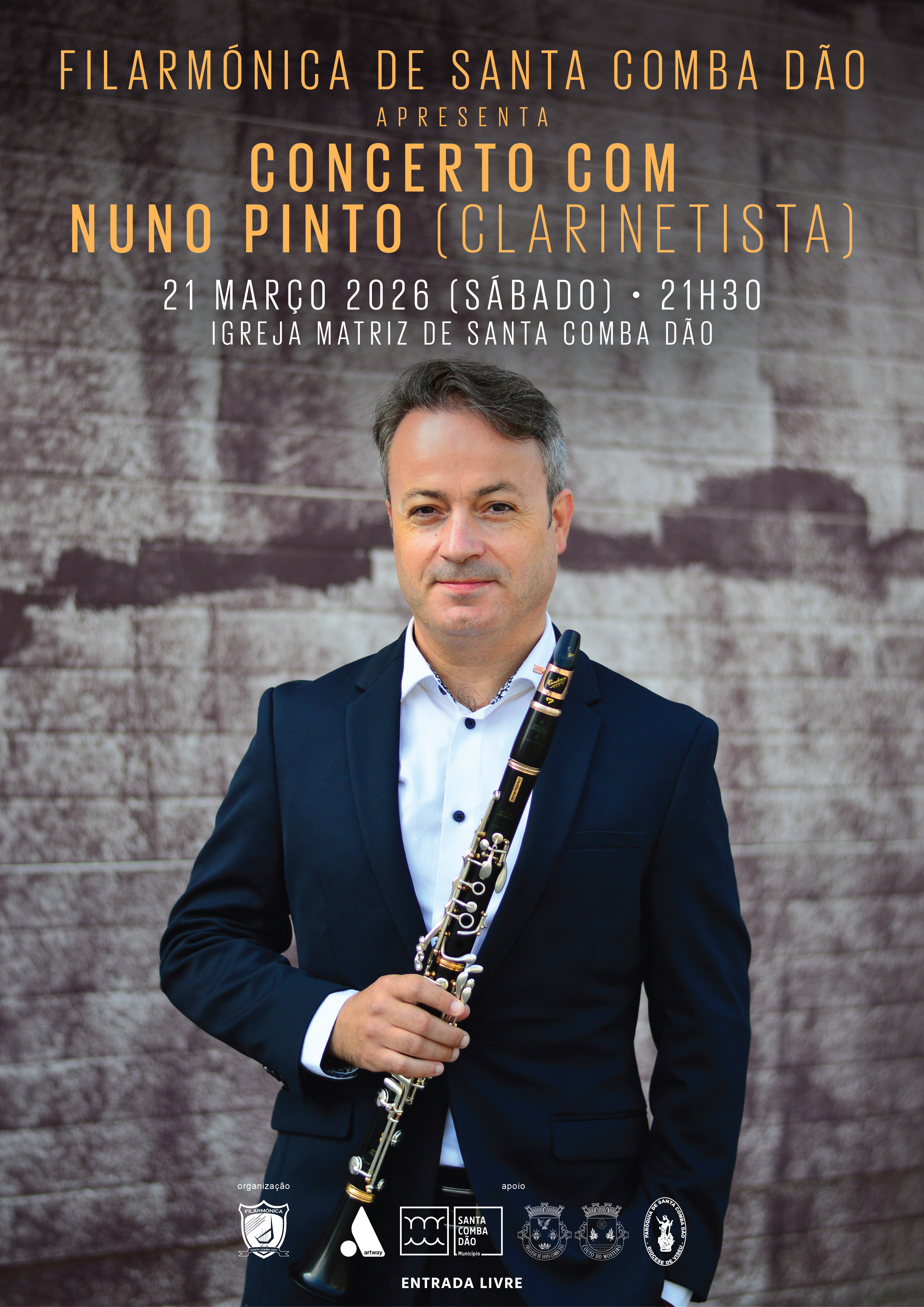 Concerto com o solista Nuno Pinto (clarinete)