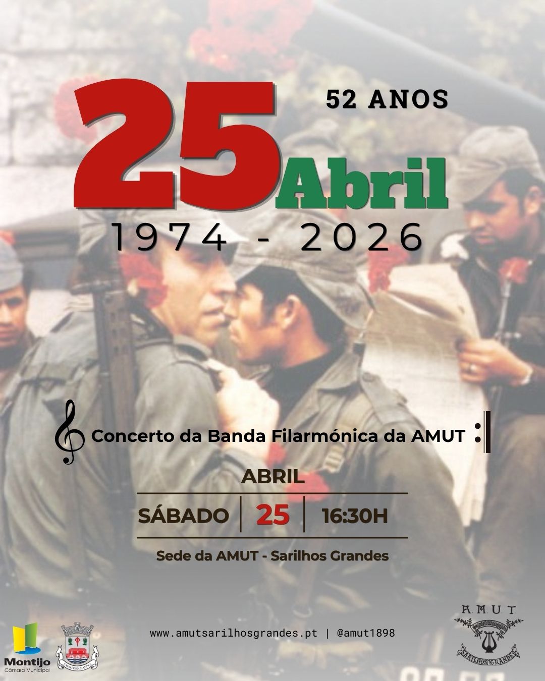 52 anos da Revolução dos Cravos