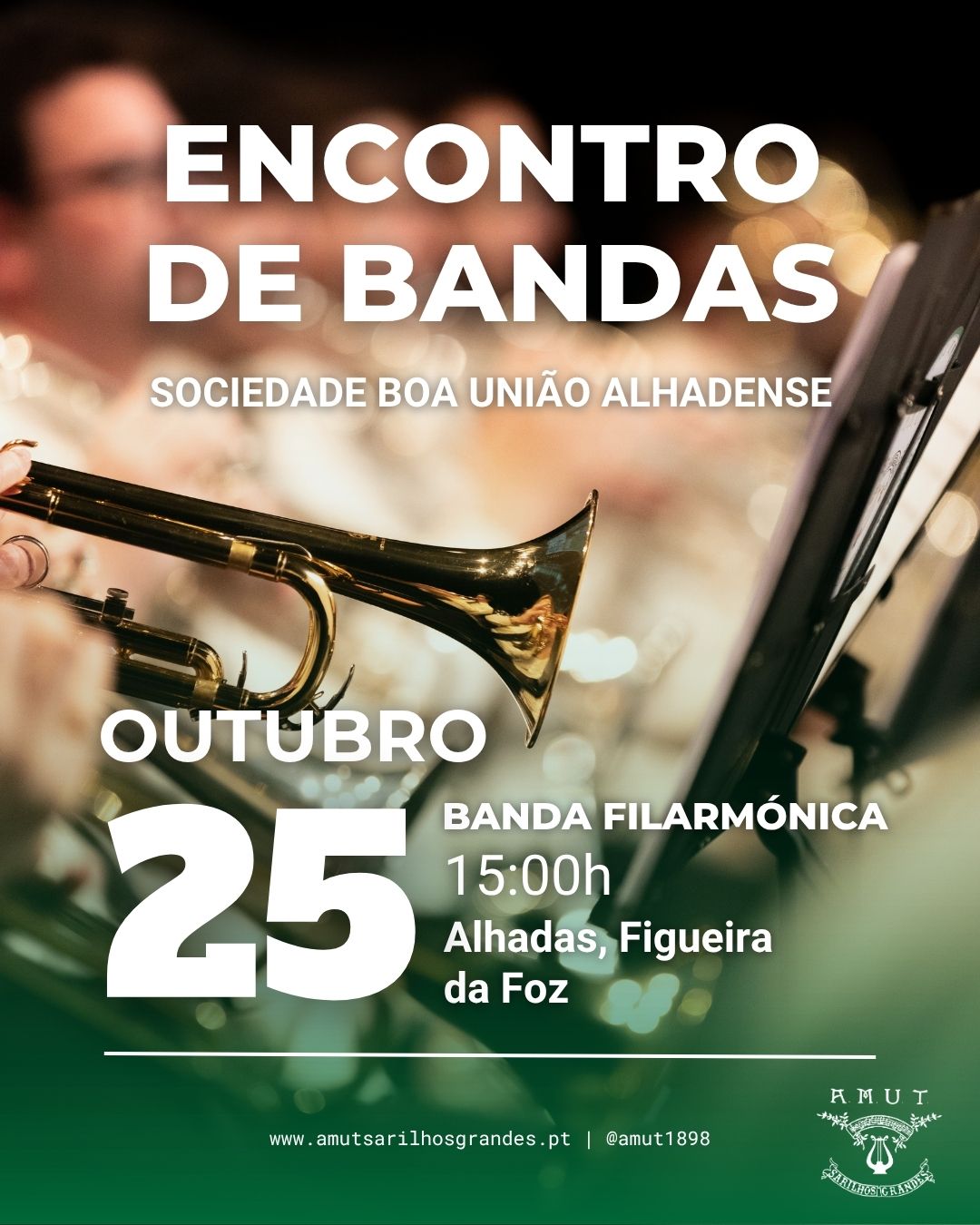 Encontro de Bandas na Sociedade Boa União Alhadense