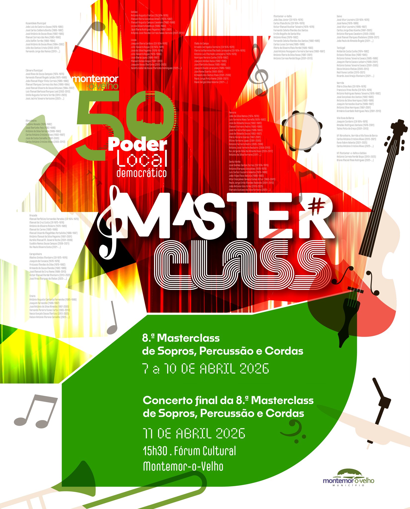 8  Masterclass de Sopros, Percussão e Cordas