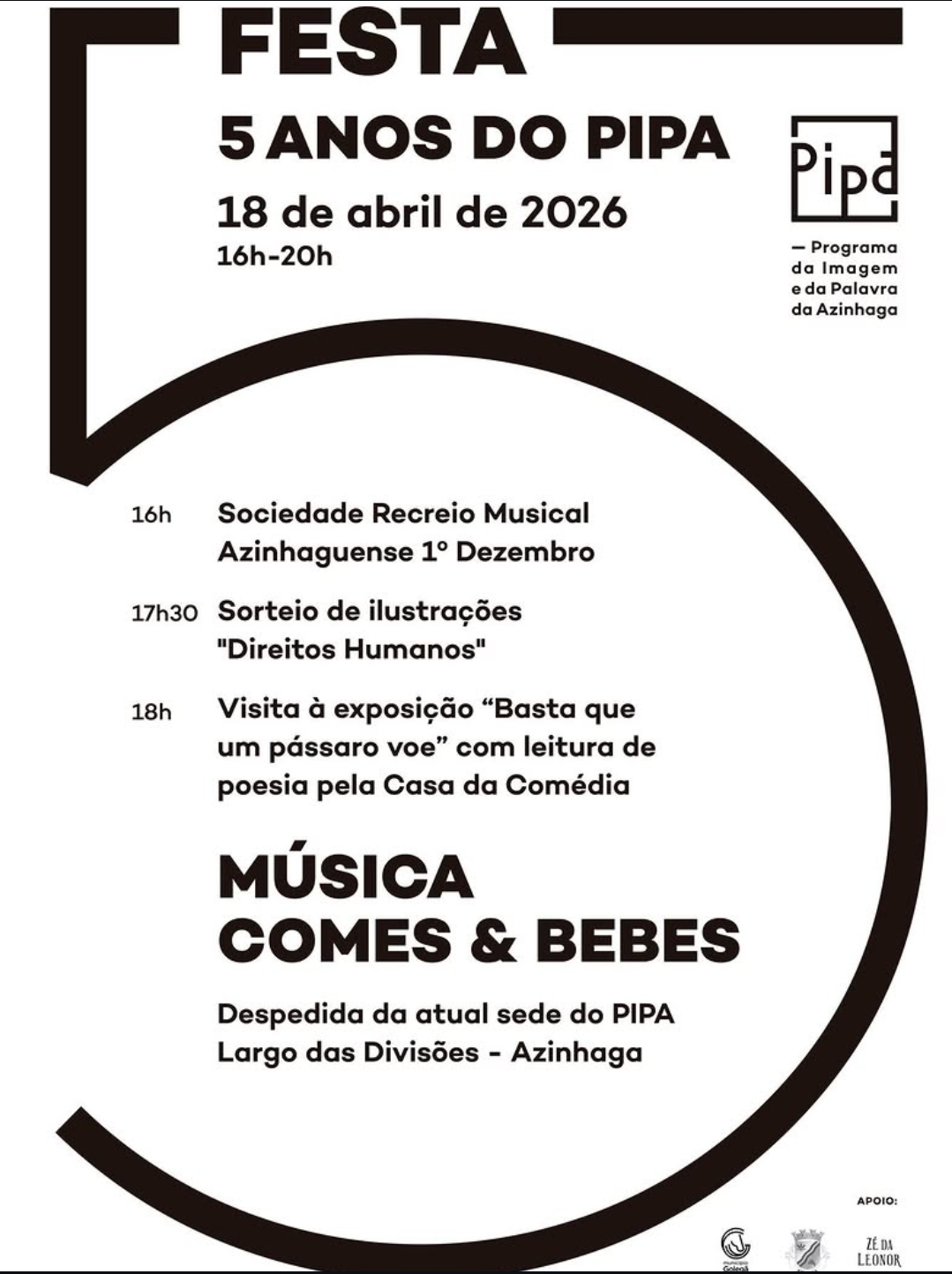 Concerto da Festa dos 5 anos do PIPA - Azinhaga