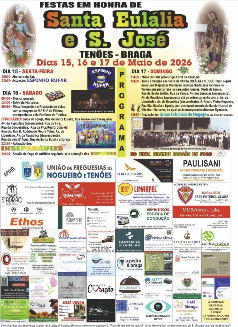 Festas em Honra de Santa Eulália e São José