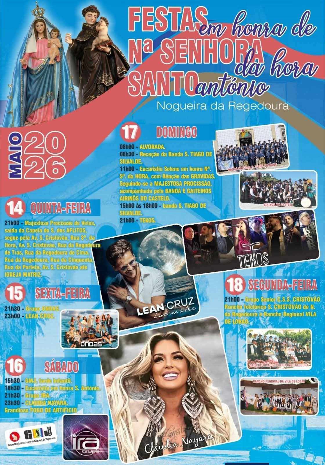 Festas em Honra da N. Senhora da Hora de St. Antonio 