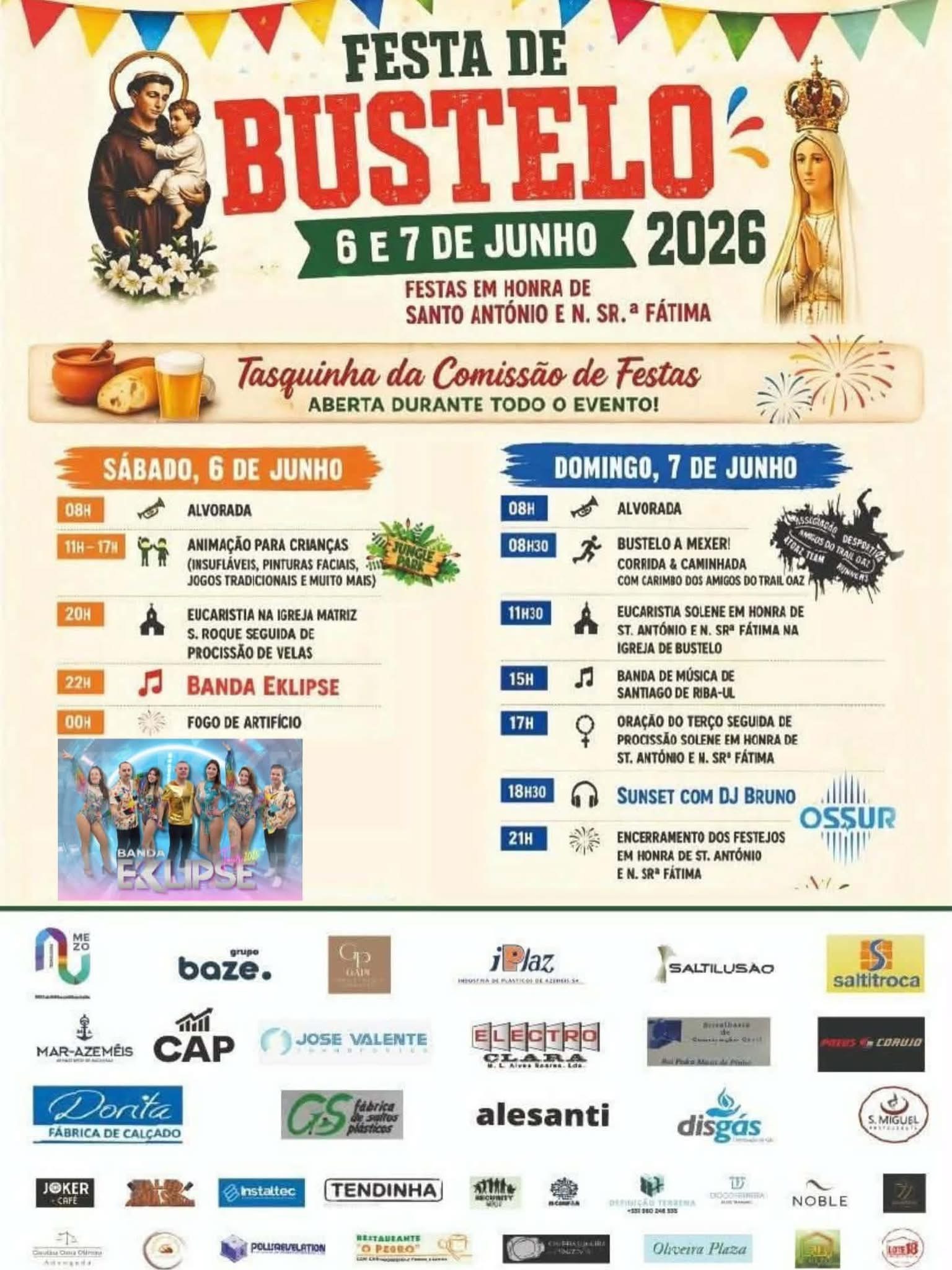Festas em Honra de Santo António e Nossa Senhora de Fátima - Bustelo, Oliveira de Azeméis